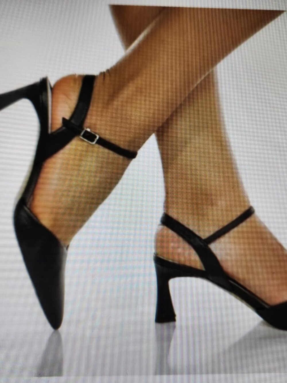 Franco Sarto Leather "Trina3" Black Heels. NIB. Size 6.5